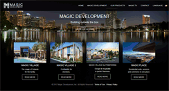 Desktop Screenshot of magicdevelopment.com