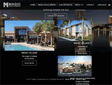 Tablet Screenshot of magicdevelopment.com